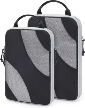 BAGSMART Compression Packing Cubes, 6 Set/4 Set/2 Set Travel Packing Cubes for Carry on Suitcases, Compression Suitcase Organizers Bag Set & Travel Cubes for Luggage, Lightweight Packing Organizers