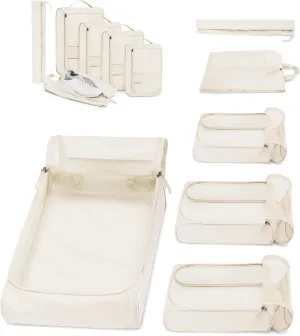 BAGSMART Packing Cubes for Travel, Compression Packing Cubes for Airplane Travel Essentials