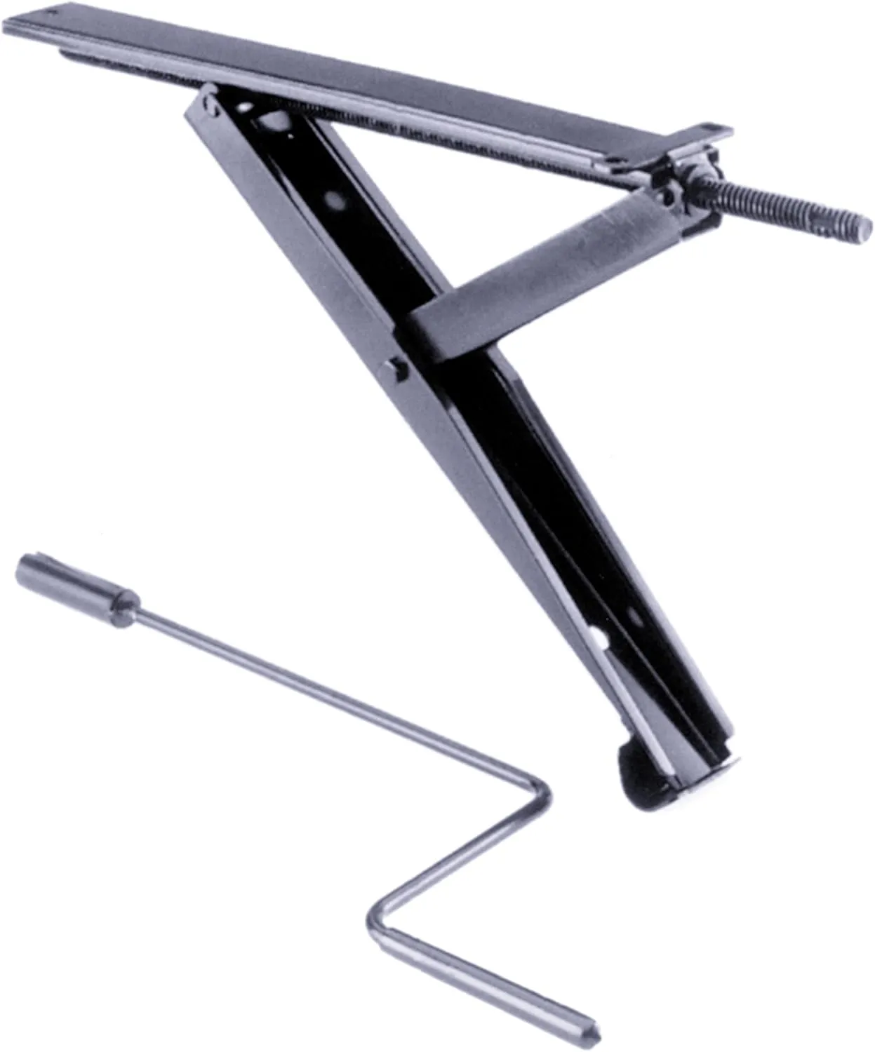 BAL 23026 20" Light Trailer Stabilizing Jacks with Crank Handle – Set of 2 Manual Leveling Jacks for Small Campers & Utility Trailers, 1000 lbs. Capacity Per Jack