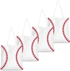 Baseball & Softball Gifts: Reusable Tote & Beach Bags for Coach & Birthday