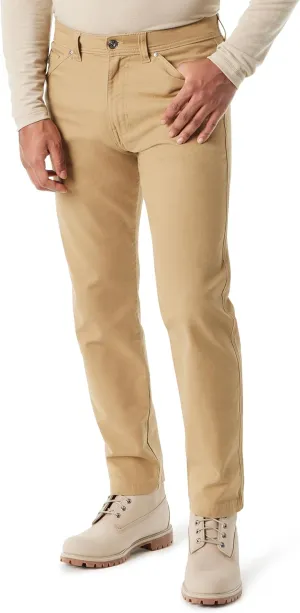 BASS OUTDOOR Men's Everyday 6 Pocket Slim Straight Leg Utility Canvas Pant Standard