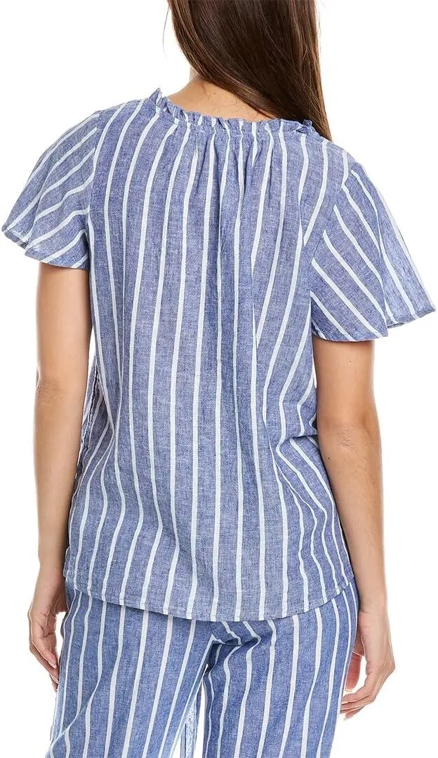 Beachlunchlounge Remi Linen-Blend Top