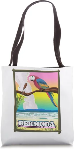 Bermuda Travel poster Tote Bag