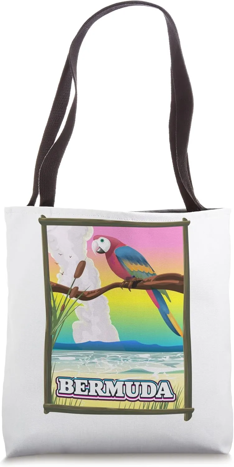 Bermuda Travel poster Tote Bag
