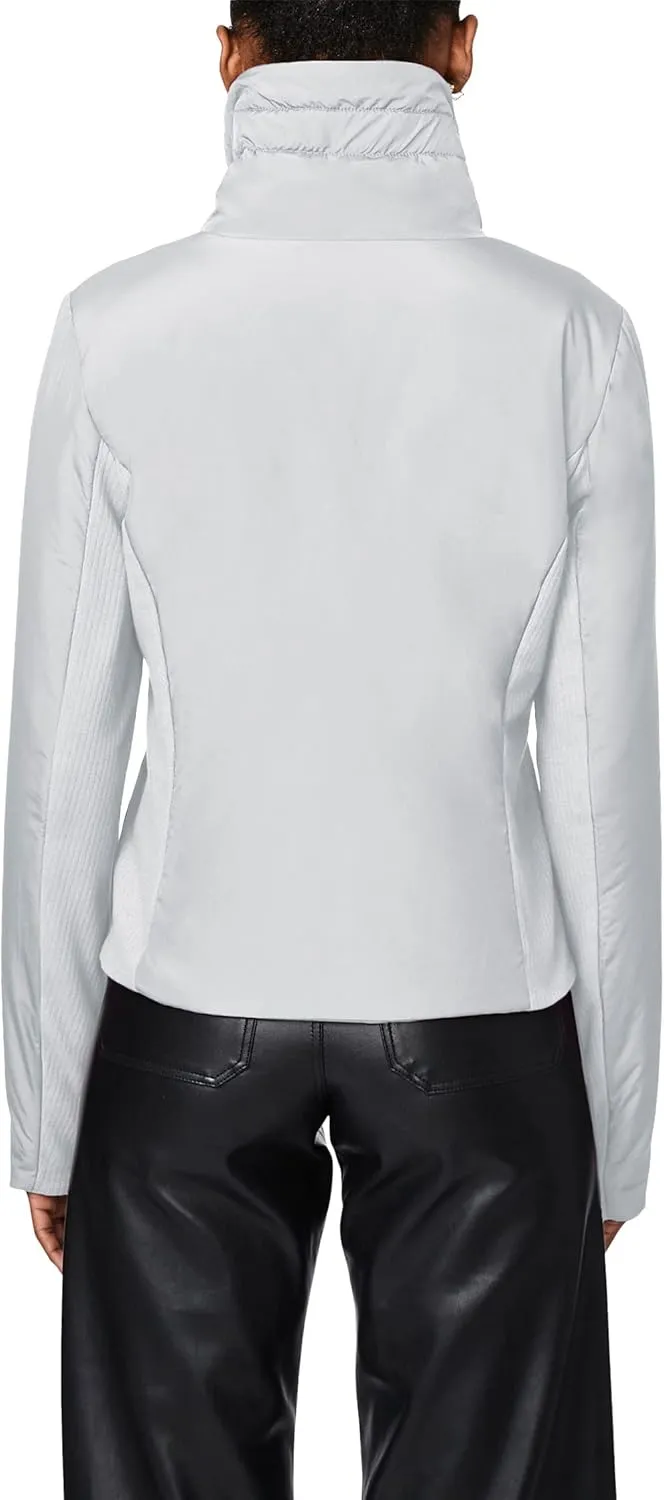 Bernardo Fashions Recycled Softy Glam Puffer with Knit Trim