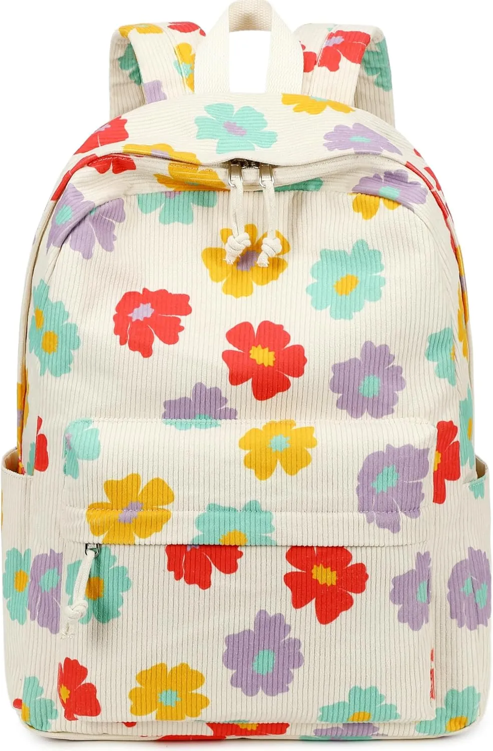 Bluboon Backpack for School Girls Backpack Cute Corduroy Bookbag Kids Backpack Laptop Backpack Gifts for Women