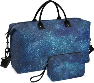 Bolaz Duffle Bag for Travel-Blue Starry Sky， Easy Update Large Magnectic Sticker Refrigerator Magnets Decor Wash Machine Magnet Decals23"x26"