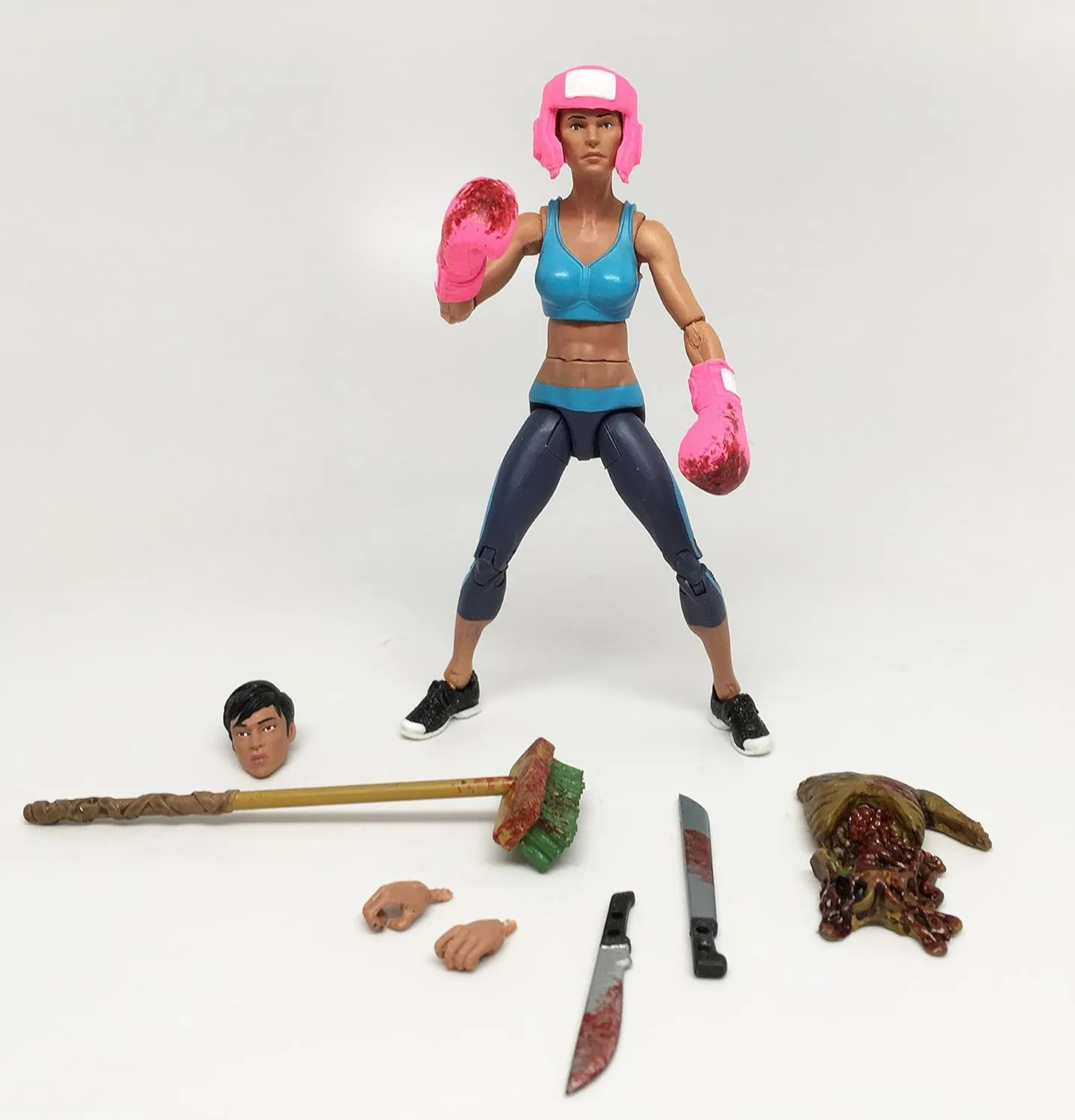 Boss Fight Studio Vitruvian H.A.C.K.S. Zombie Series - Antonia Avilles Action Figure - Highly Articulated Collectible and Customizable Figurine with Interchangeable Parts and Accessories - 1:18 Scale