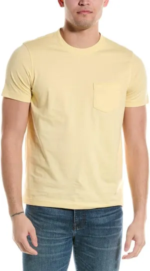 Brooks Brothers Men's All Cotton Golden Fleece Embroidery Crewneck Pocket Tee T-Shirt,