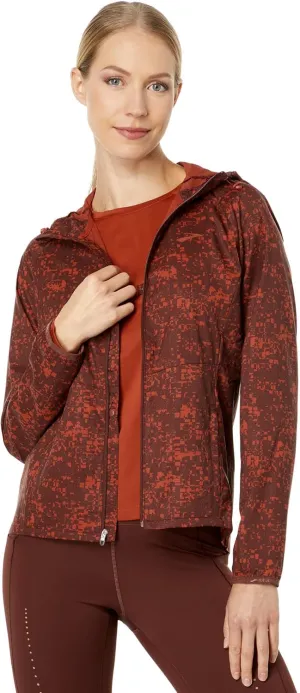 Brooks Canopy Jacket Run Raisin Glitch Print XS (US Women's 0-2)