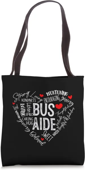 Bus Aide Matching Group Squad Back to School For Bus Team Tote Bag