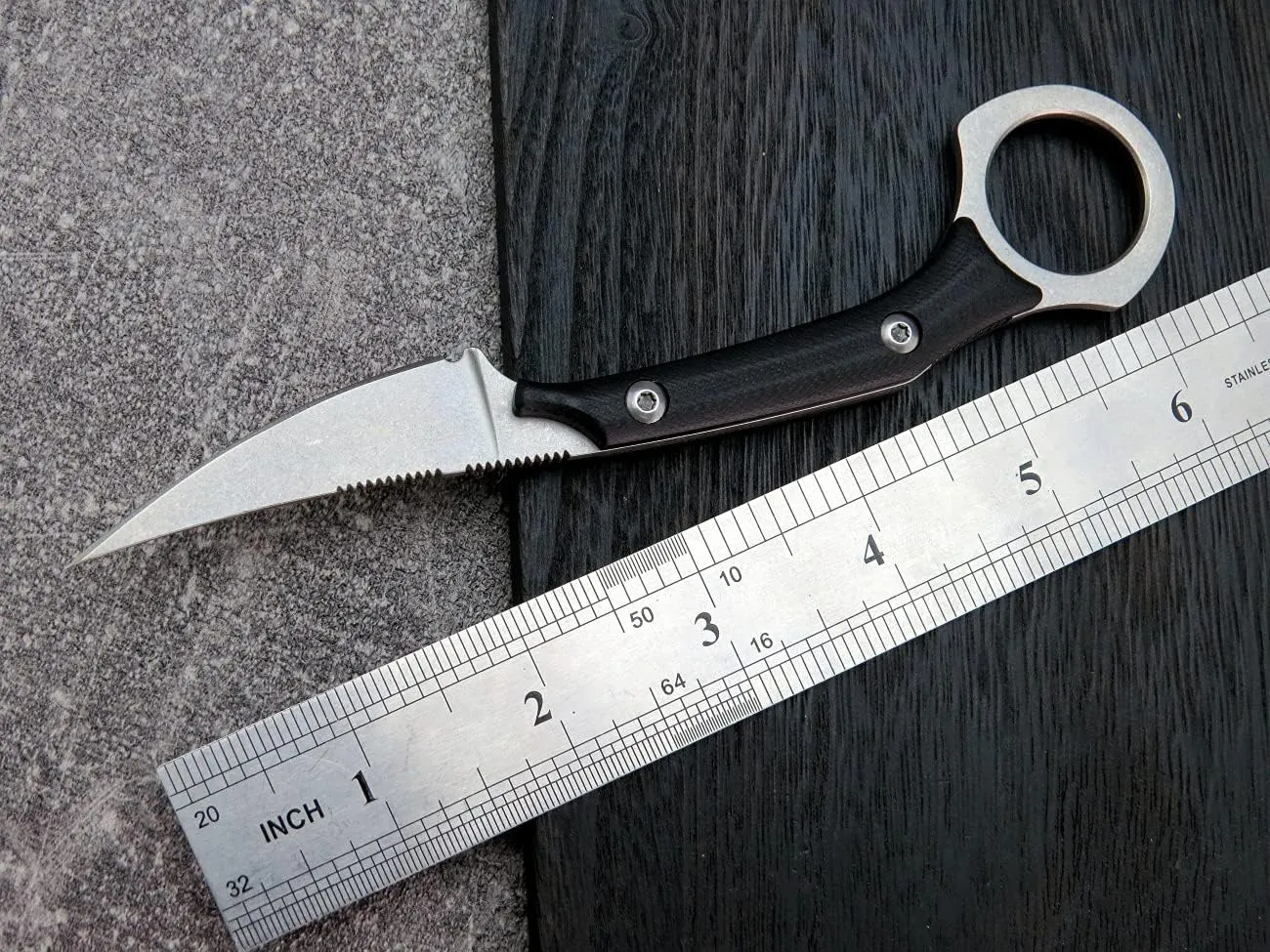 C1150 Fixed Blade Knife D2 Steel Blade G10 Handle EDC Tool Knife for Outdoor Camping Hiking(Silver)