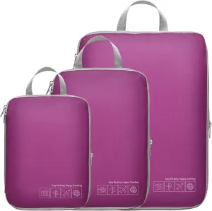 Cambond Compression Packing Cubes for Travel Women - Lightweight Luggage Organizers Bag Packing Cubes for Carry on Suitcases