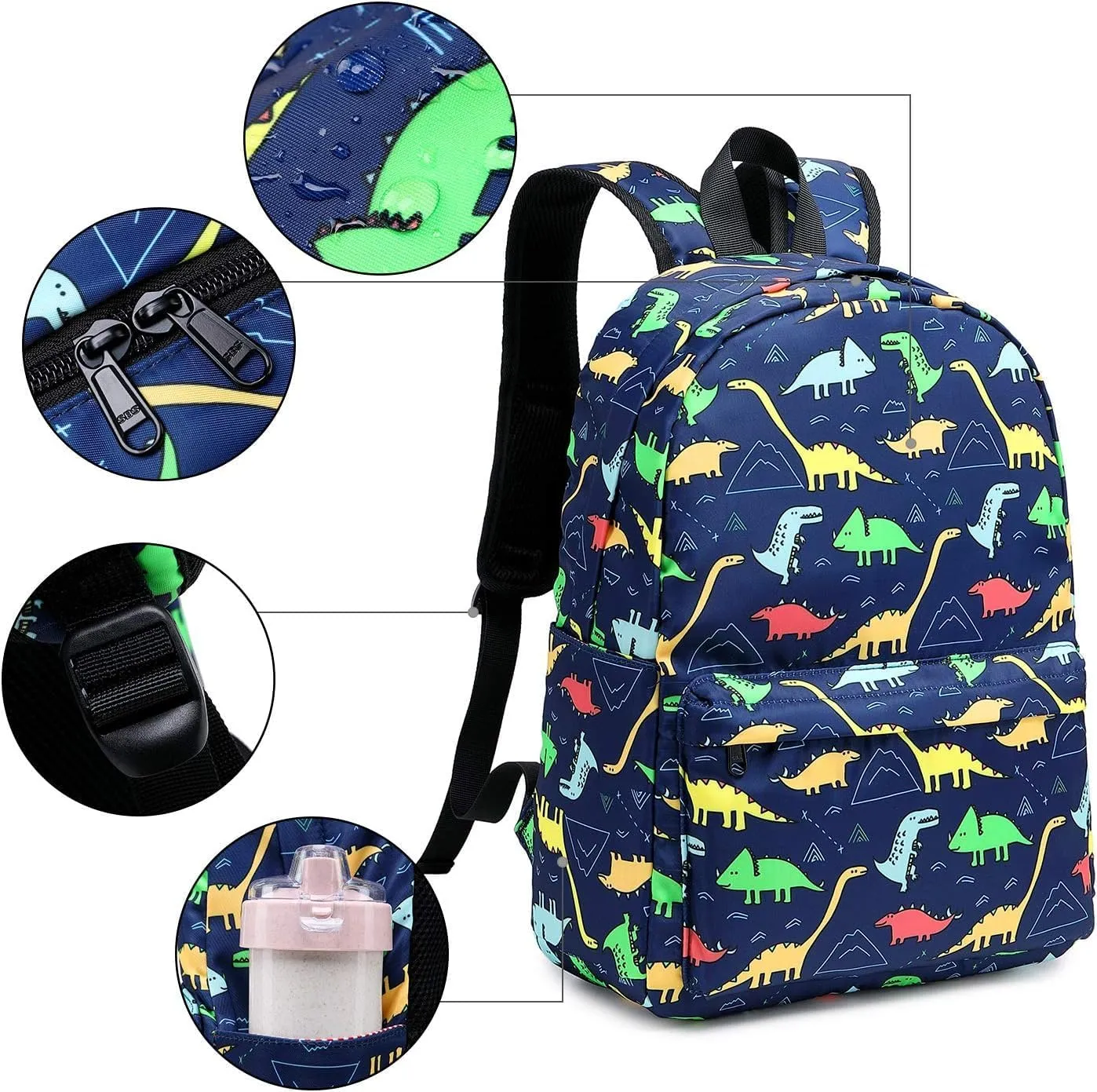 CAMTOP Kids Backpack Preschool Kindergarten Bookbag Toddler School Bag for Boys and Girls
