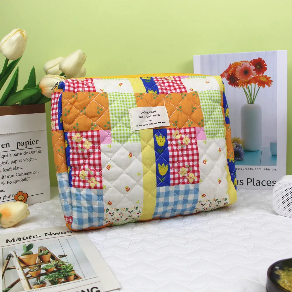 Capacity Printing Storage Liner Portable Finishing Wash Cosmetic Bags