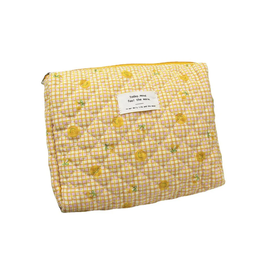 Capacity Printing Storage Liner Portable Finishing Wash Cosmetic Bags
