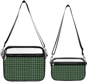 Cape Breton Nova Scotia Tartan All over Transparent Cross Bag Two-piece Set