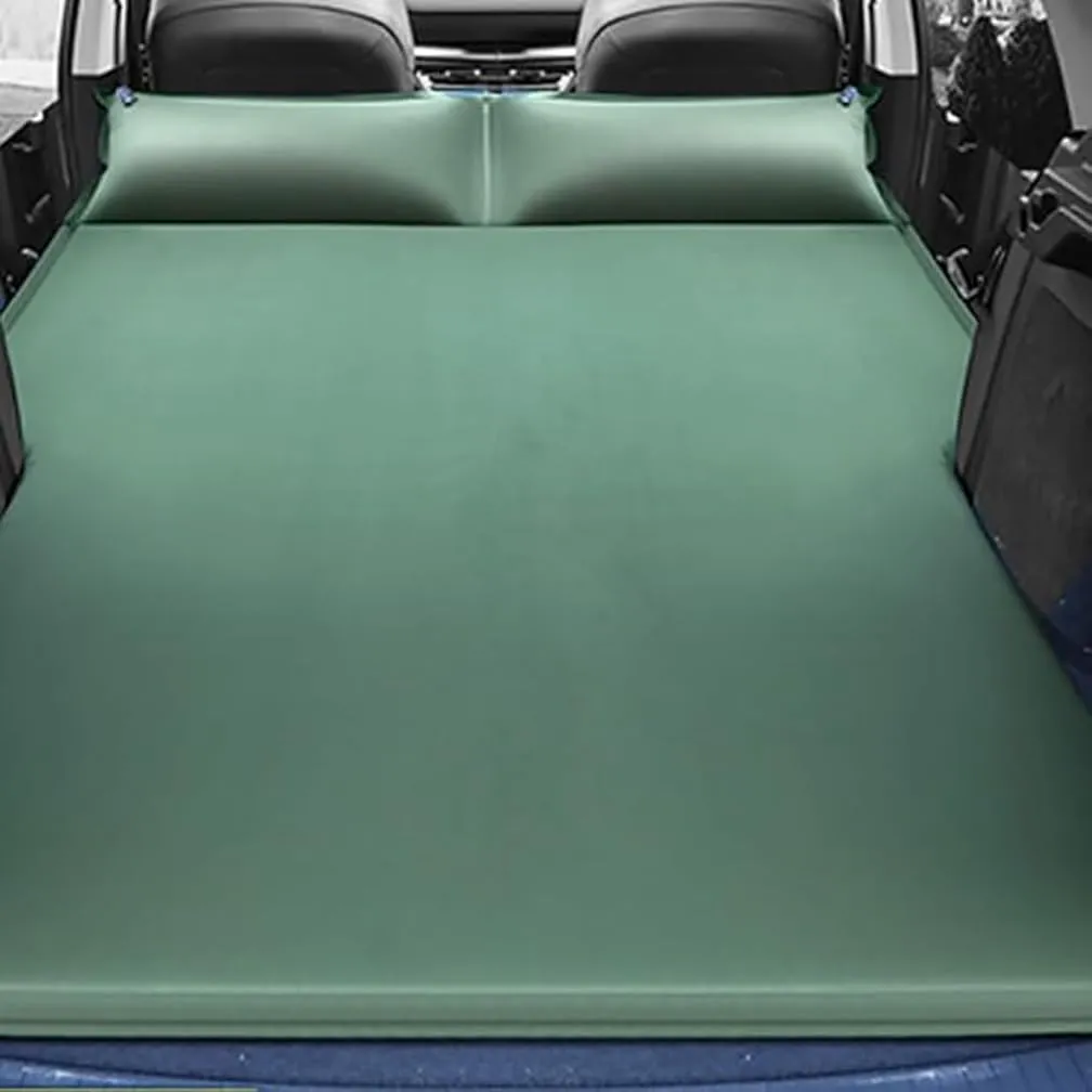 Car Inflatable Mattress, for Toyota Land Cruiser HV 2024  Outdoor Camping Travel Portable Sleeping Pad AdjustableWear Resistant, Auto Accessories,F-Green