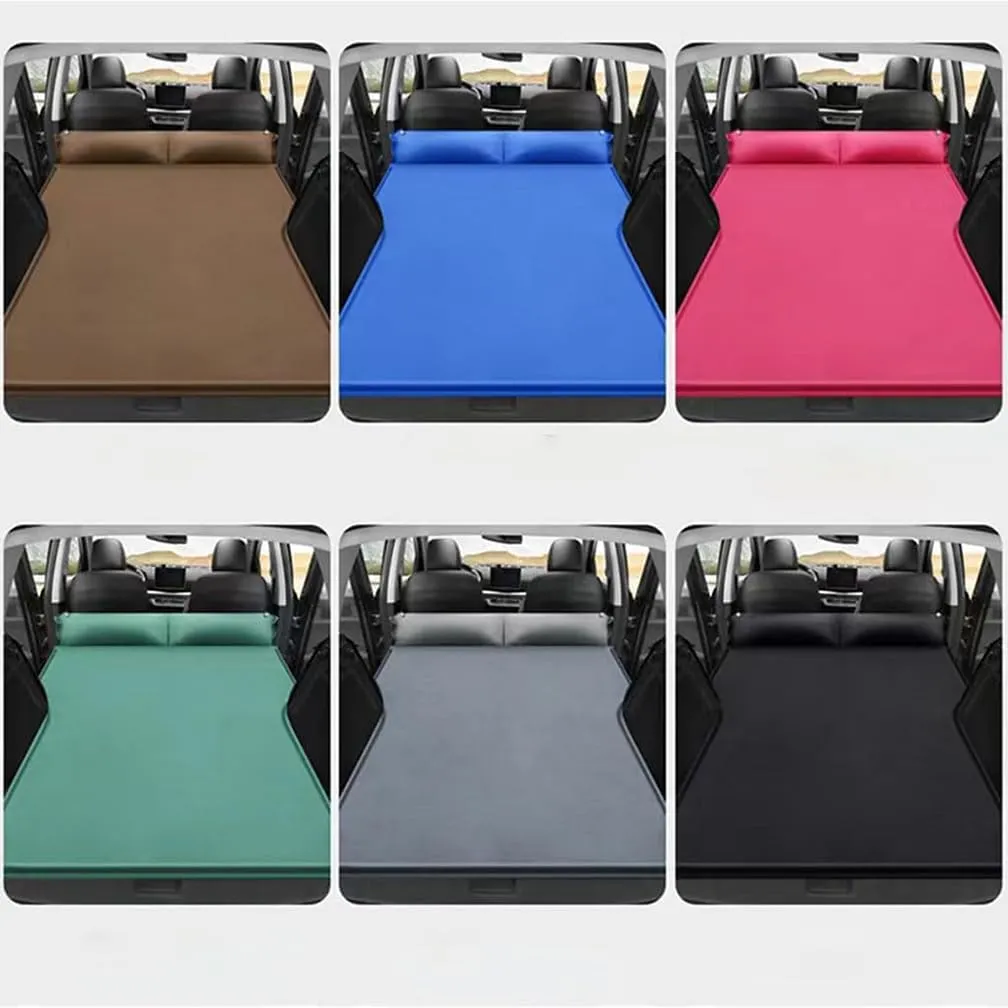 Car Inflatable Mattress, for Toyota Land Cruiser HV 2024  Outdoor Camping Travel Portable Sleeping Pad AdjustableWear Resistant, Auto Accessories,F-Green