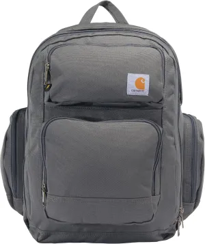 Carhartt Force Pro Backpack with 17-inch Laptop Sleeve and Portable Charger Compartment, Grey, One Size