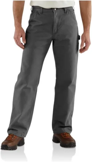 Carhartt Men's Loose Fit Washed Duck Flannel-Lined Utility Work Pant