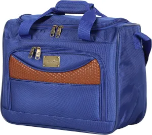 Caribbean Joe Luggage Castaway Suitcase 16" Boarding Tote (Royal Blue)