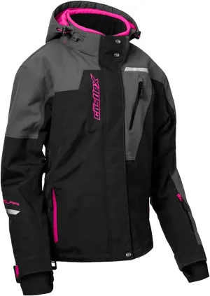 Castle X Women's Polar G2 Jacket (Black/Charcoal/Pink Glo - Medium)