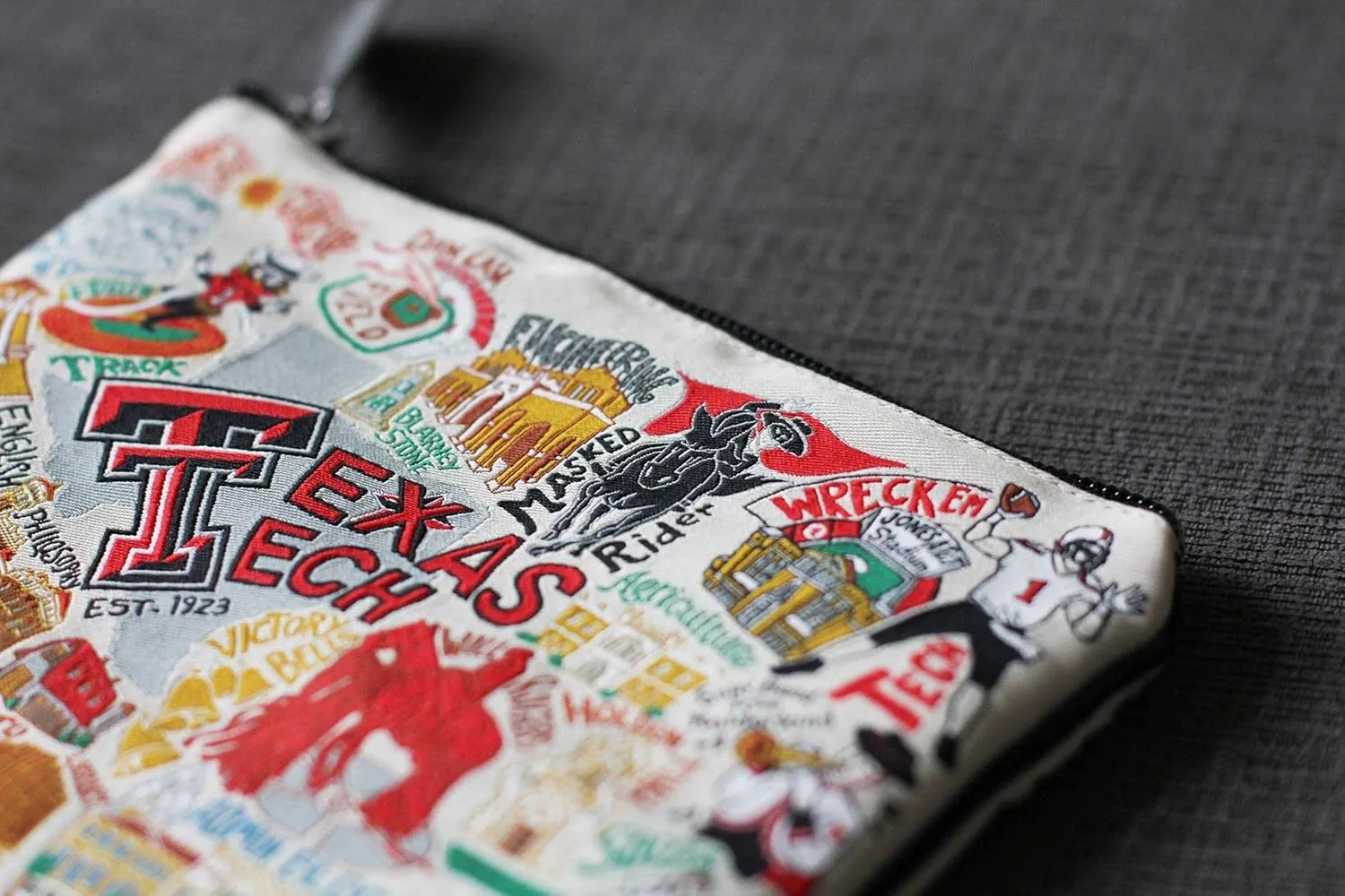 Catstudio Texas Tech University Collegiate Zipper Pouch Purse | Holds Your Phone, Coins, Pencils, Makeup, Dog Treats, & Tech Tools