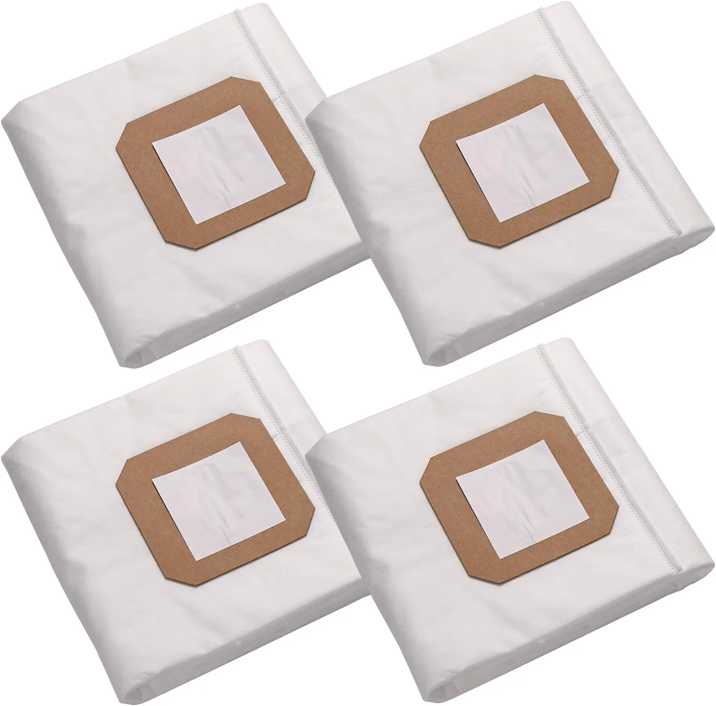Central Vacuum Filter Bags, fit for Vacuflo Parts & Accessories Maxum 5 7 9, DB5000 - DB9000 Central Vacuum Cleaning Device Replacement Cloth Filtration Bags Pack of 4
