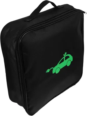 Charging Cable Storage Bag Travel Power Charger Electric Pouches Cable Organizer Tools Organizer Ev Cable Storage Bag Black Oxford Cloth