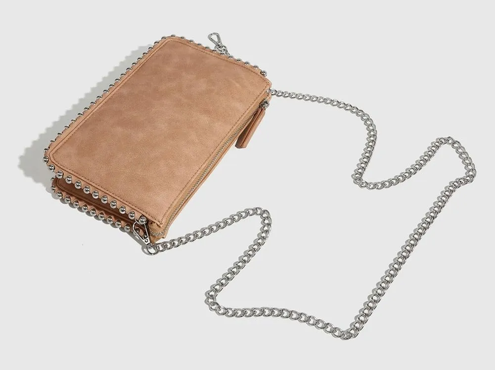 Chic Woven Bead Square Bag - Trendy Shoulder/Crossbody/Handheld Purse for Women with Chain Strap. Stylish & Versatile