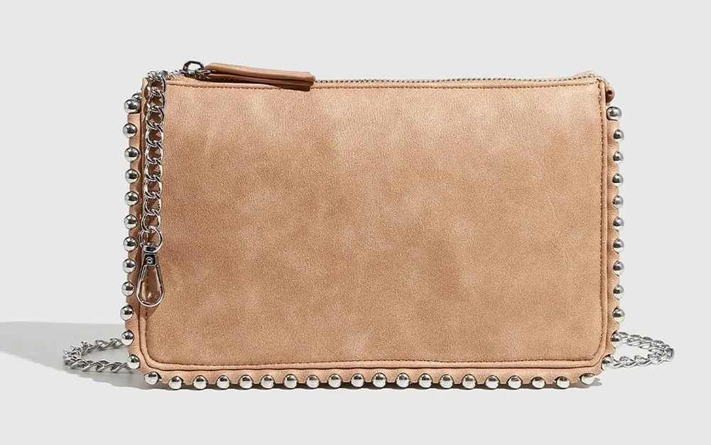 Chic Woven Bead Square Bag - Trendy Shoulder/Crossbody/Handheld Purse for Women with Chain Strap. Stylish & Versatile