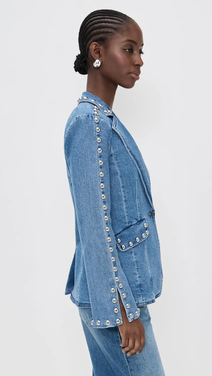 Cinq à Sept Women's Studded Denim Milly Jacket