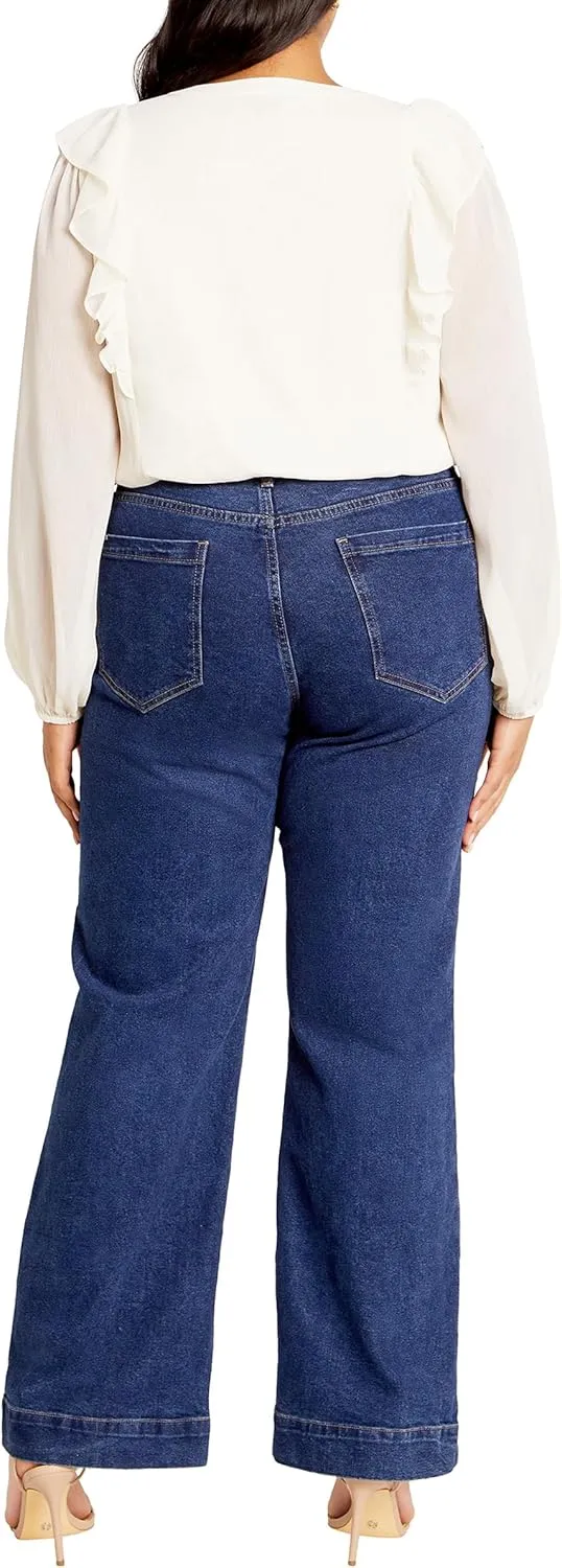 City Chic Women's Citychic Plus Size Shirt Melina