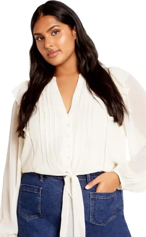 City Chic Women's Citychic Plus Size Shirt Melina