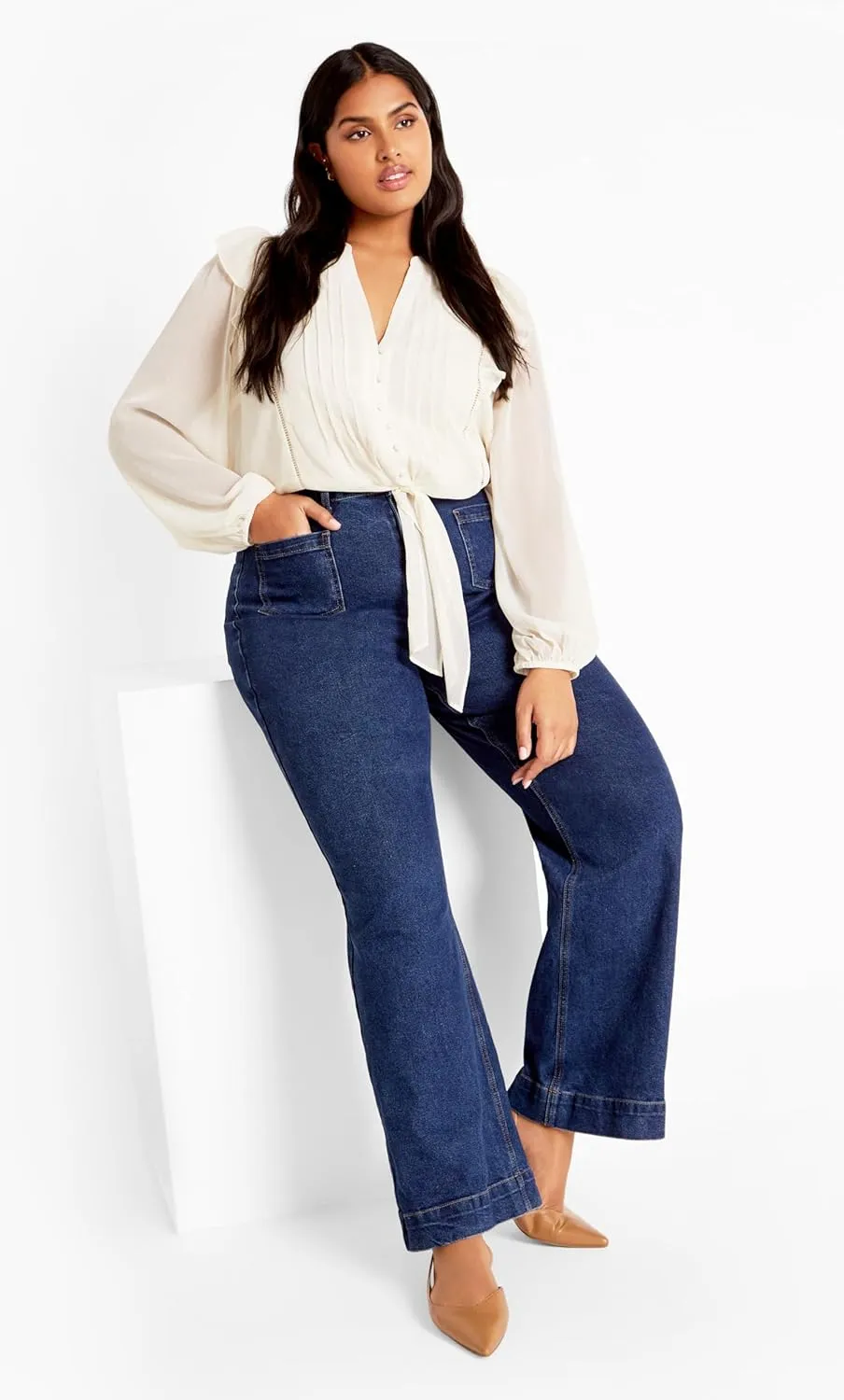 City Chic Women's Citychic Plus Size Shirt Melina