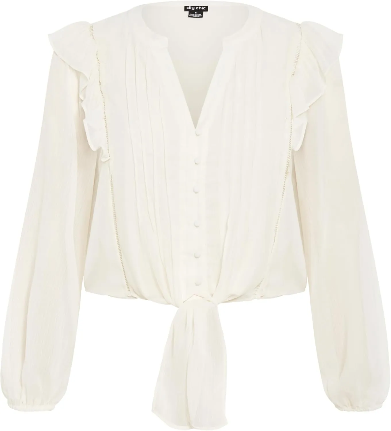 City Chic Women's Citychic Plus Size Shirt Melina