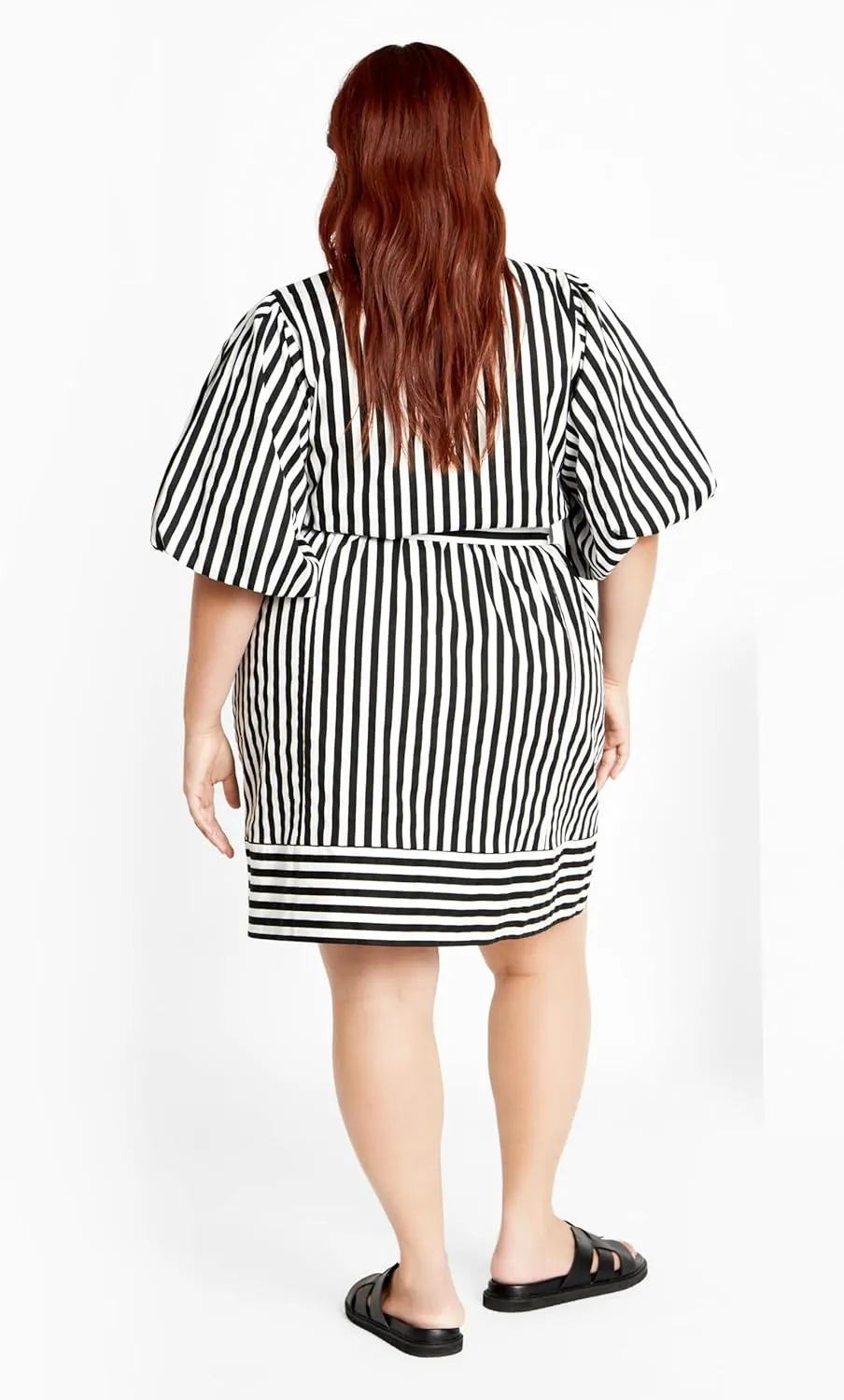 City Chic Women's Plus Size Dress - Stripe May
