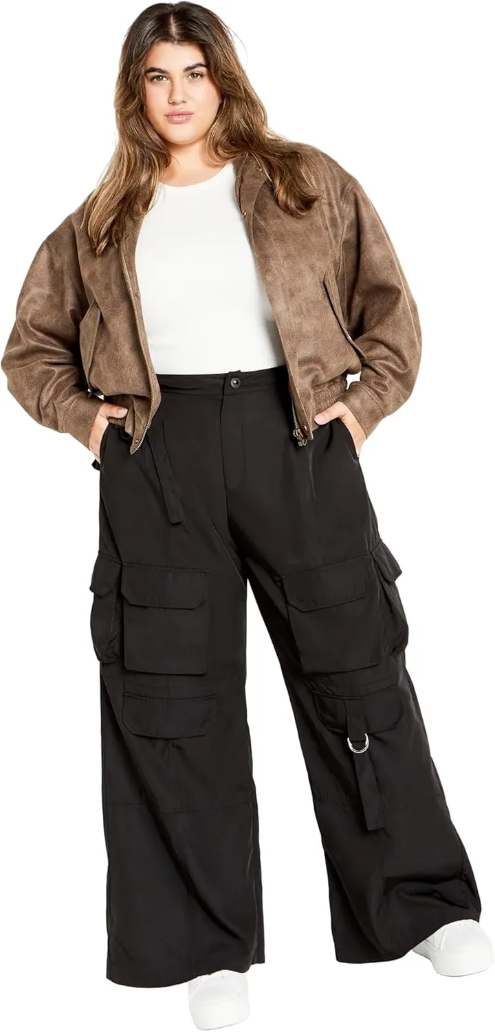 City Chic Women's Plus Size Pant - Cassie Cargo