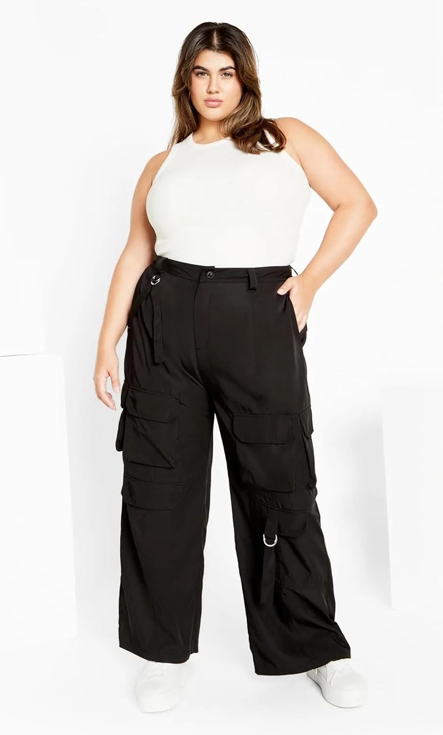 City Chic Women's Plus Size Pant - Cassie Cargo