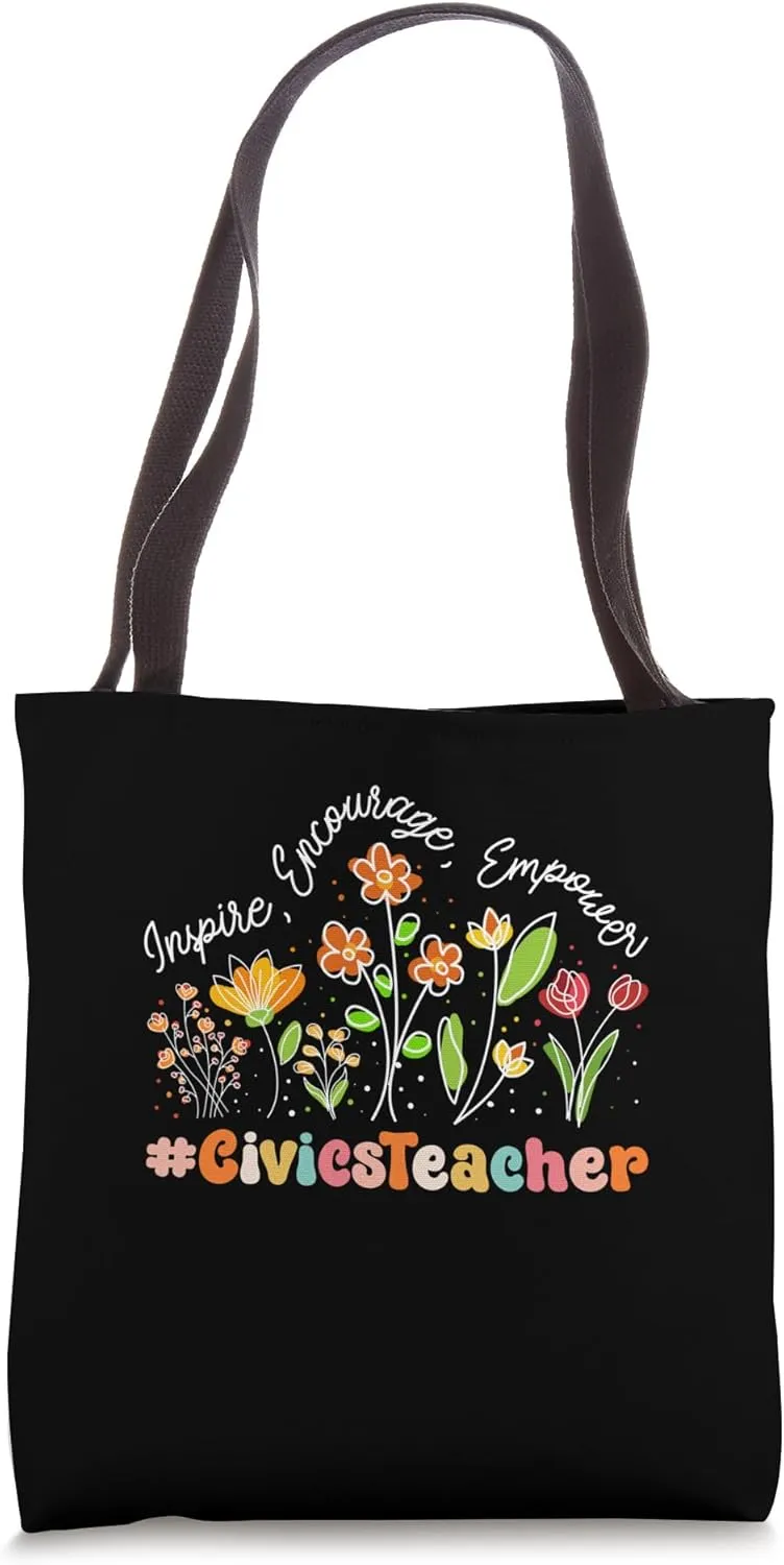 Civics Teacher Appreciation Week Teacher Back to School Tote Bag