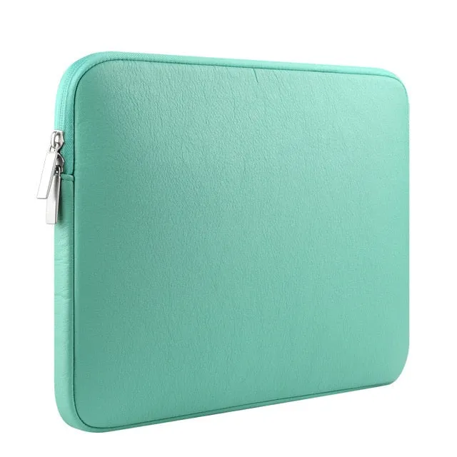 Classic Leather Laptop Sleeve 15-inch