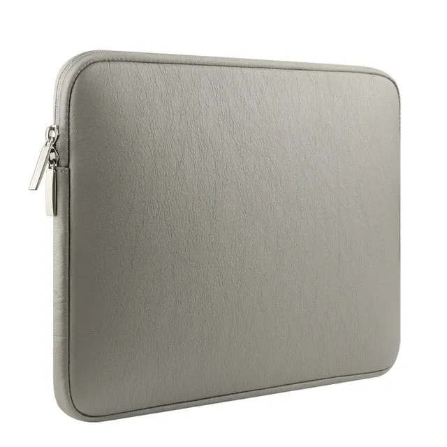 Classic Leather Laptop Sleeve 15-inch