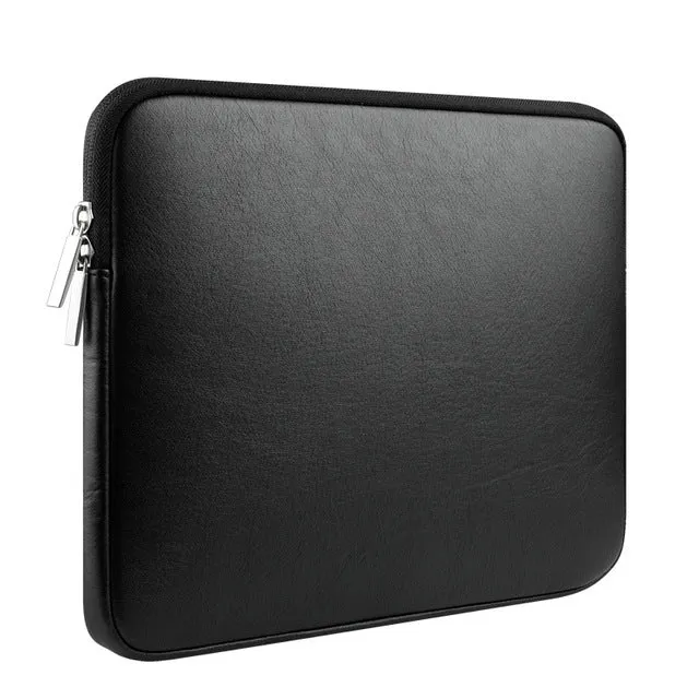 Classic Leather Laptop Sleeve 15-inch