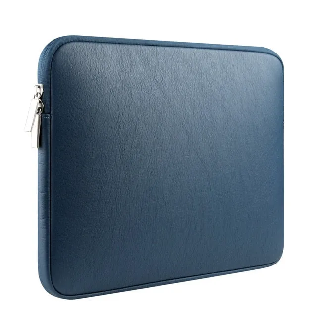Classic Leather Laptop Sleeve 15-inch