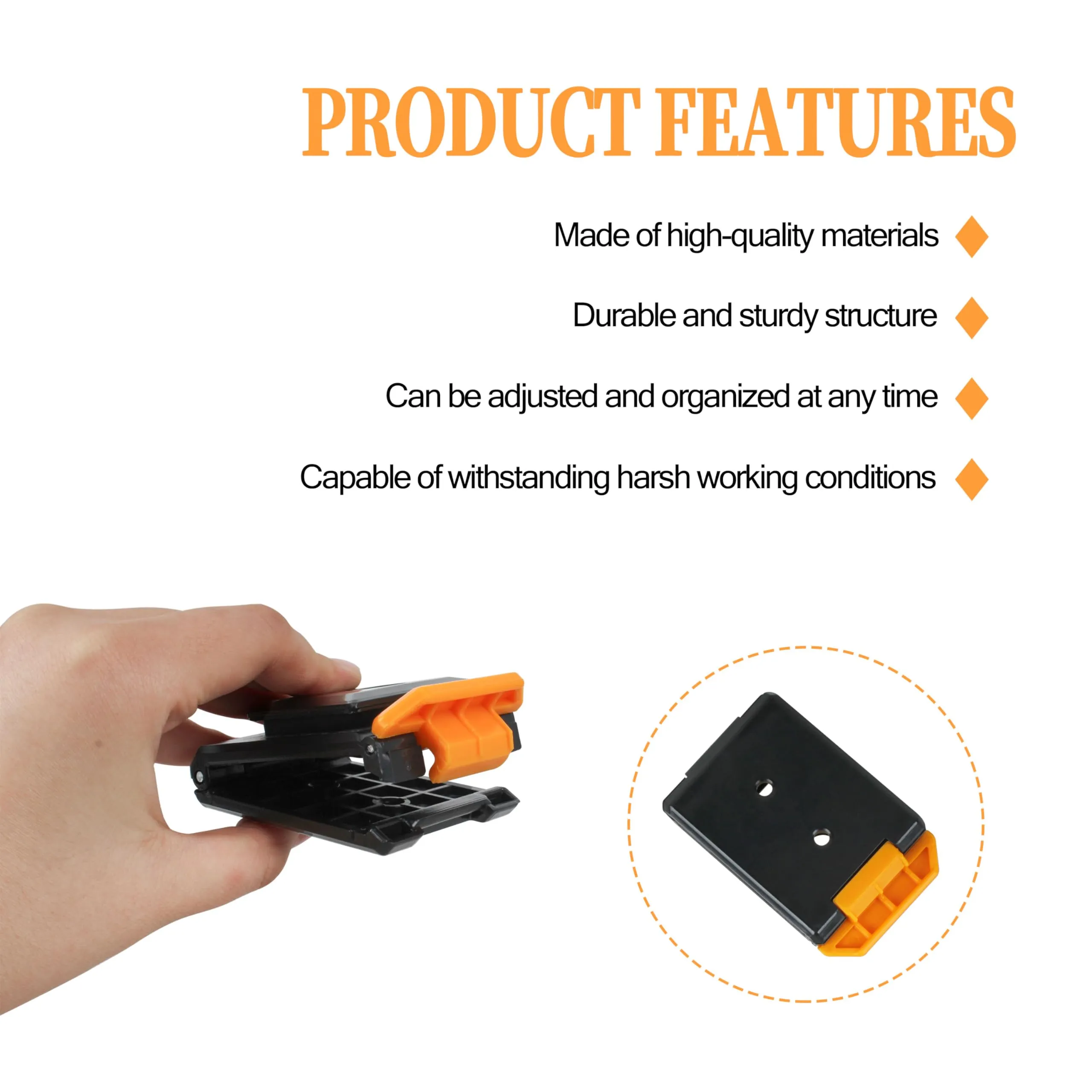 Clip Tech Hubs for TOU-CT ClipTech Pouches ，Tool Belt Clip fits Models TOU-CT-150 TB-CT-150SP Pack of 3
