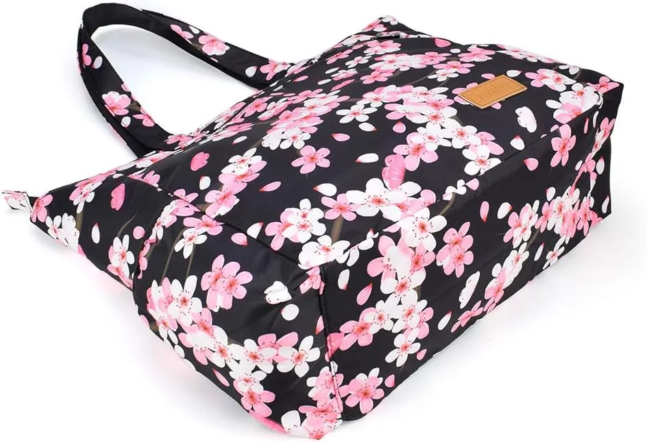 CLOUDMUSIC Shoulder Tote Bag For Nurses Teachers Work Gym Travel Beach Women With Large Capacity Waterproof