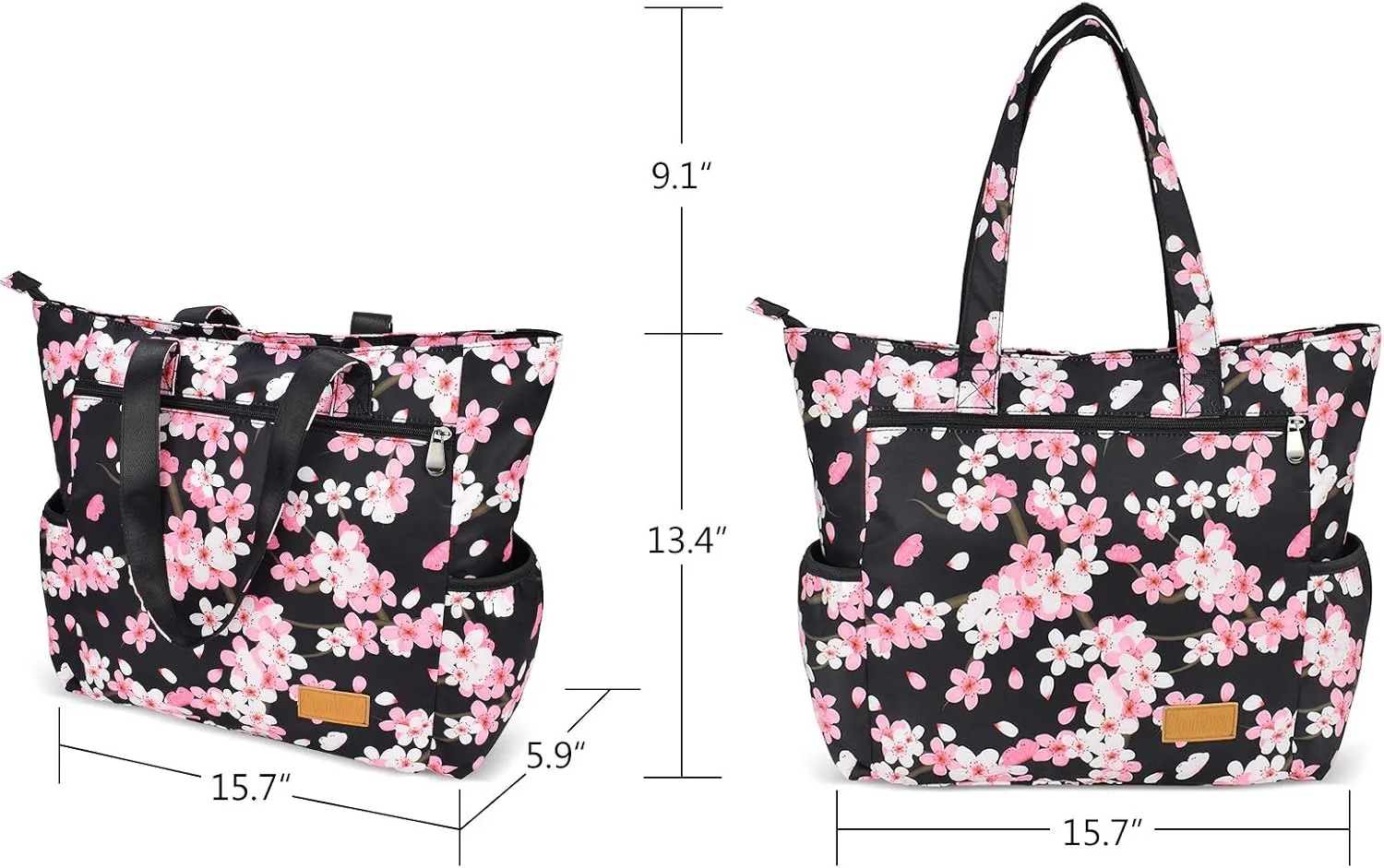 CLOUDMUSIC Shoulder Tote Bag For Nurses Teachers Work Gym Travel Beach Women With Large Capacity Waterproof