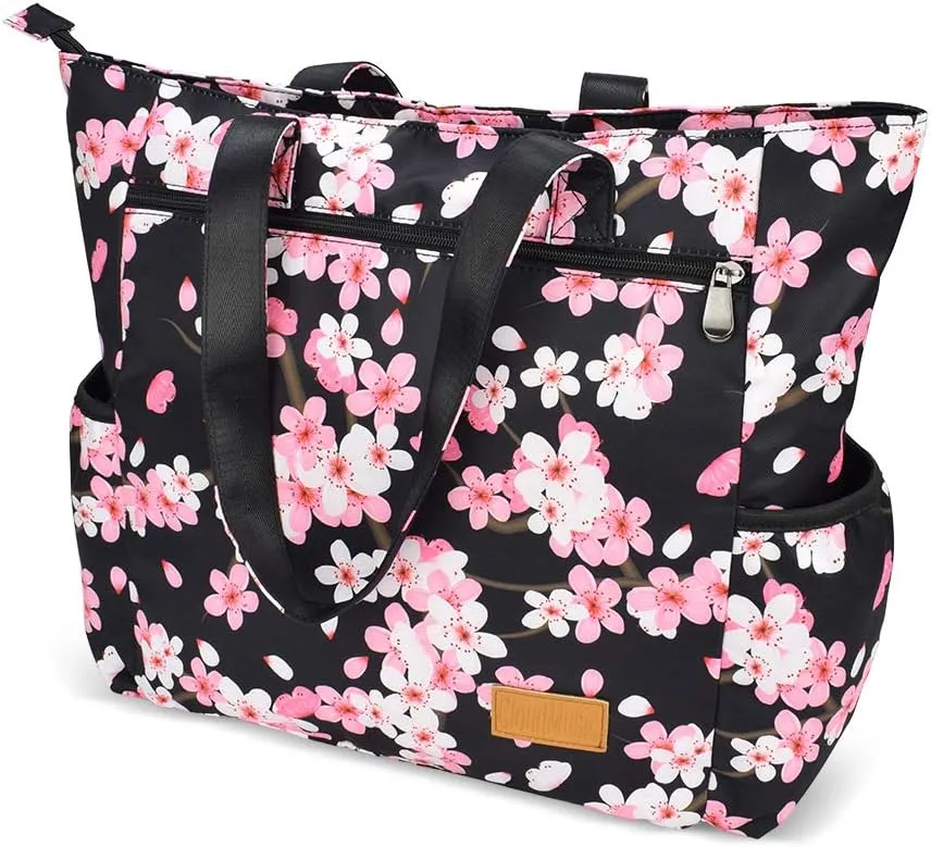 CLOUDMUSIC Shoulder Tote Bag For Nurses Teachers Work Gym Travel Beach Women With Large Capacity Waterproof