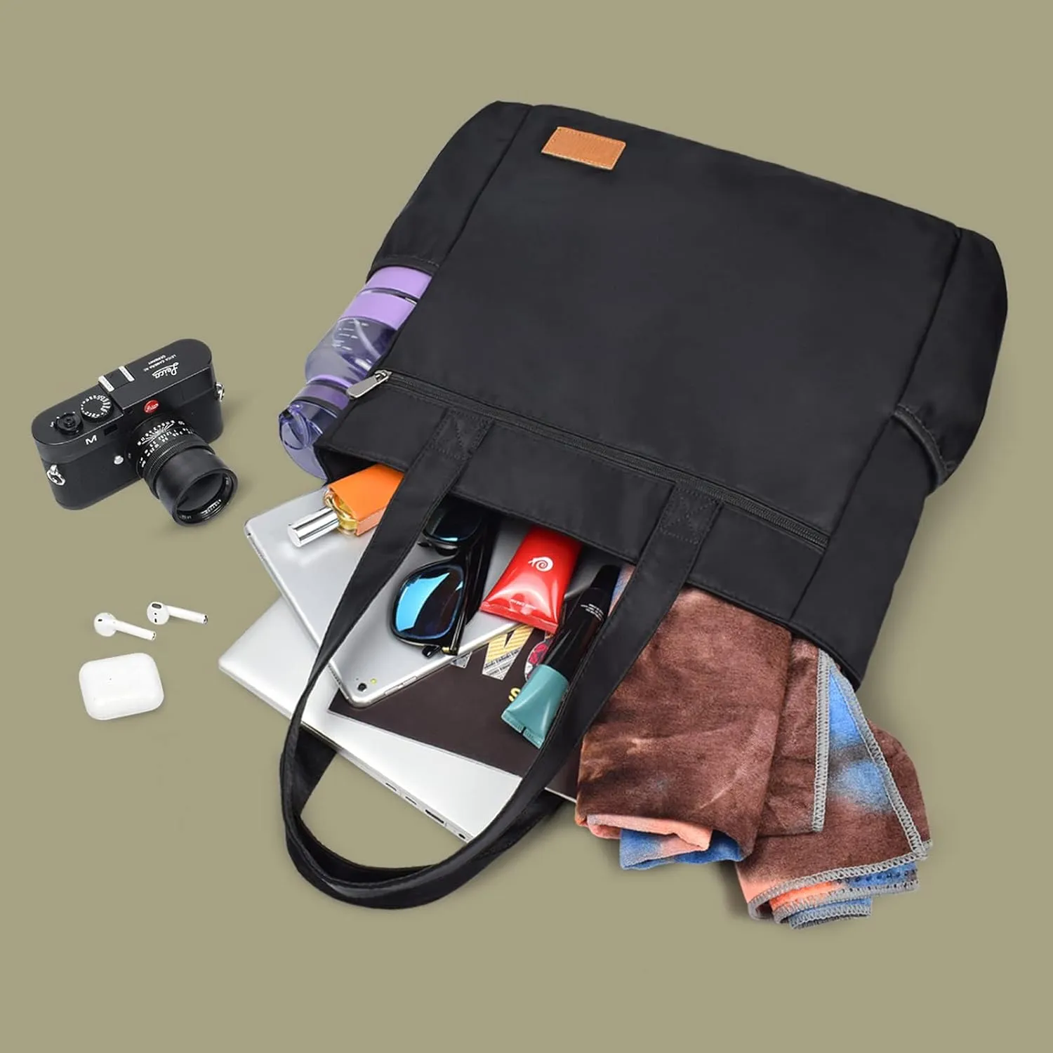 CLOUDMUSIC Shoulder Tote Bag For Nurses Teachers Work Gym Travel Beach Women With Large Capacity Waterproof